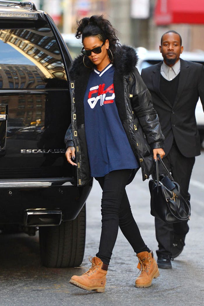 Rihanna timberland sales boots